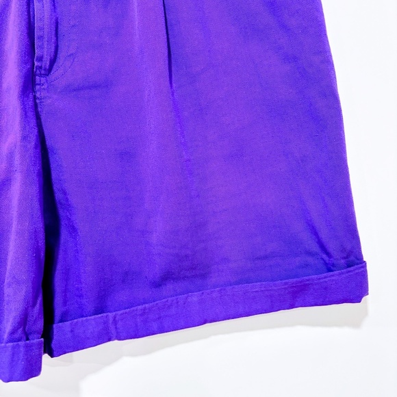 Vintage purple high rise shorts - Picture 4 of 5